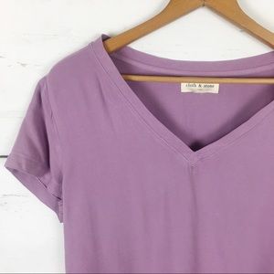 Cloth & Stone Lavender Tee NWOT